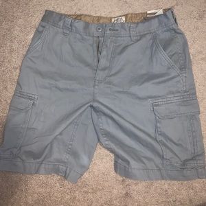 Gray Cargo Shorts